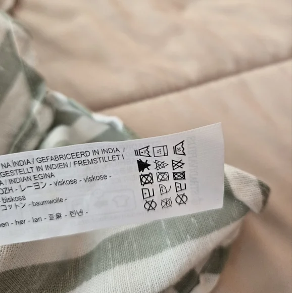 Stradivarius Green White Oversized Button Down Shirt, XS - Picture 11 of 11